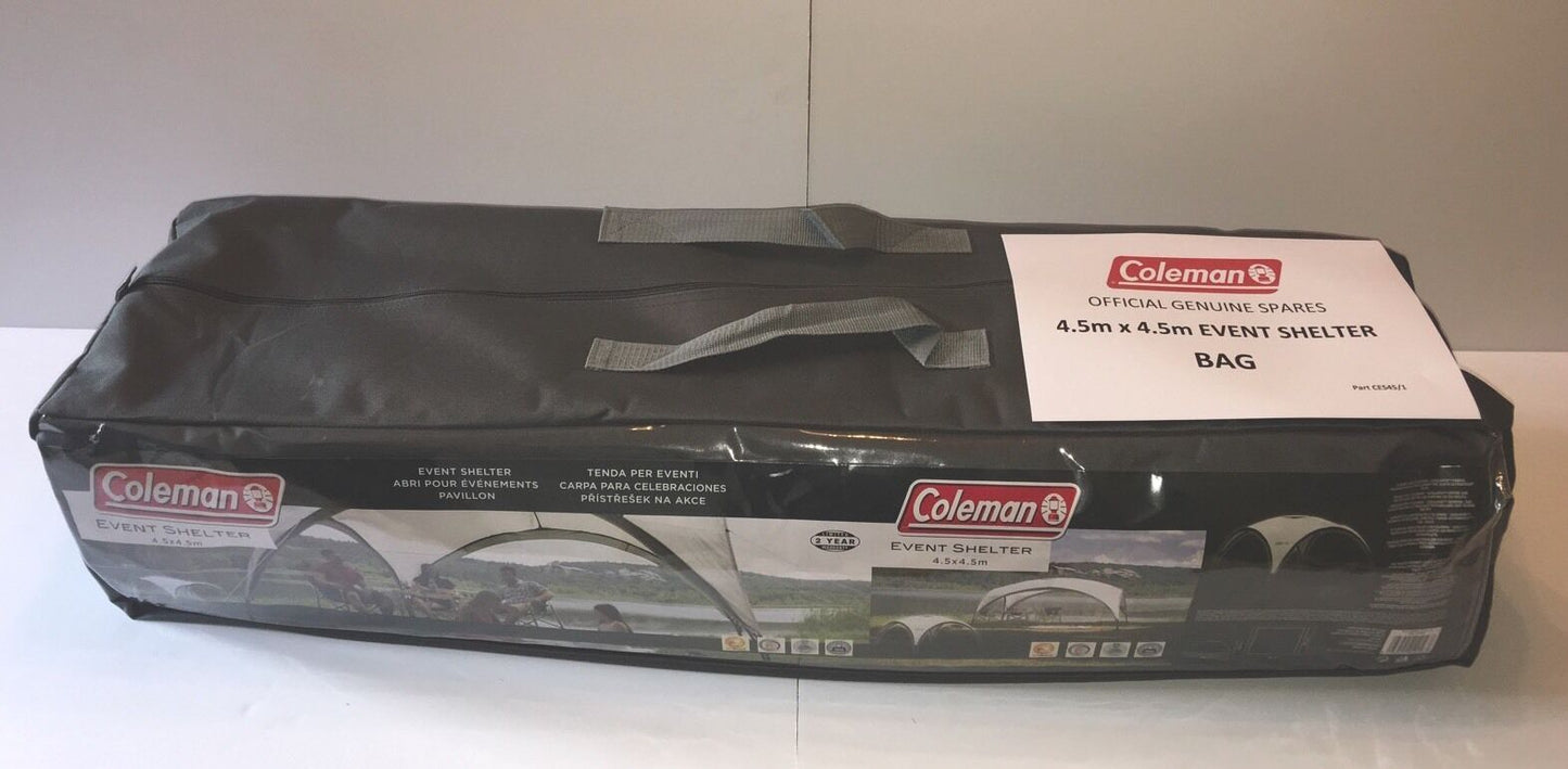 Genuine Coleman Event Shelter Brand New Spare Replacement Bag Case 4.5m x 4.5m