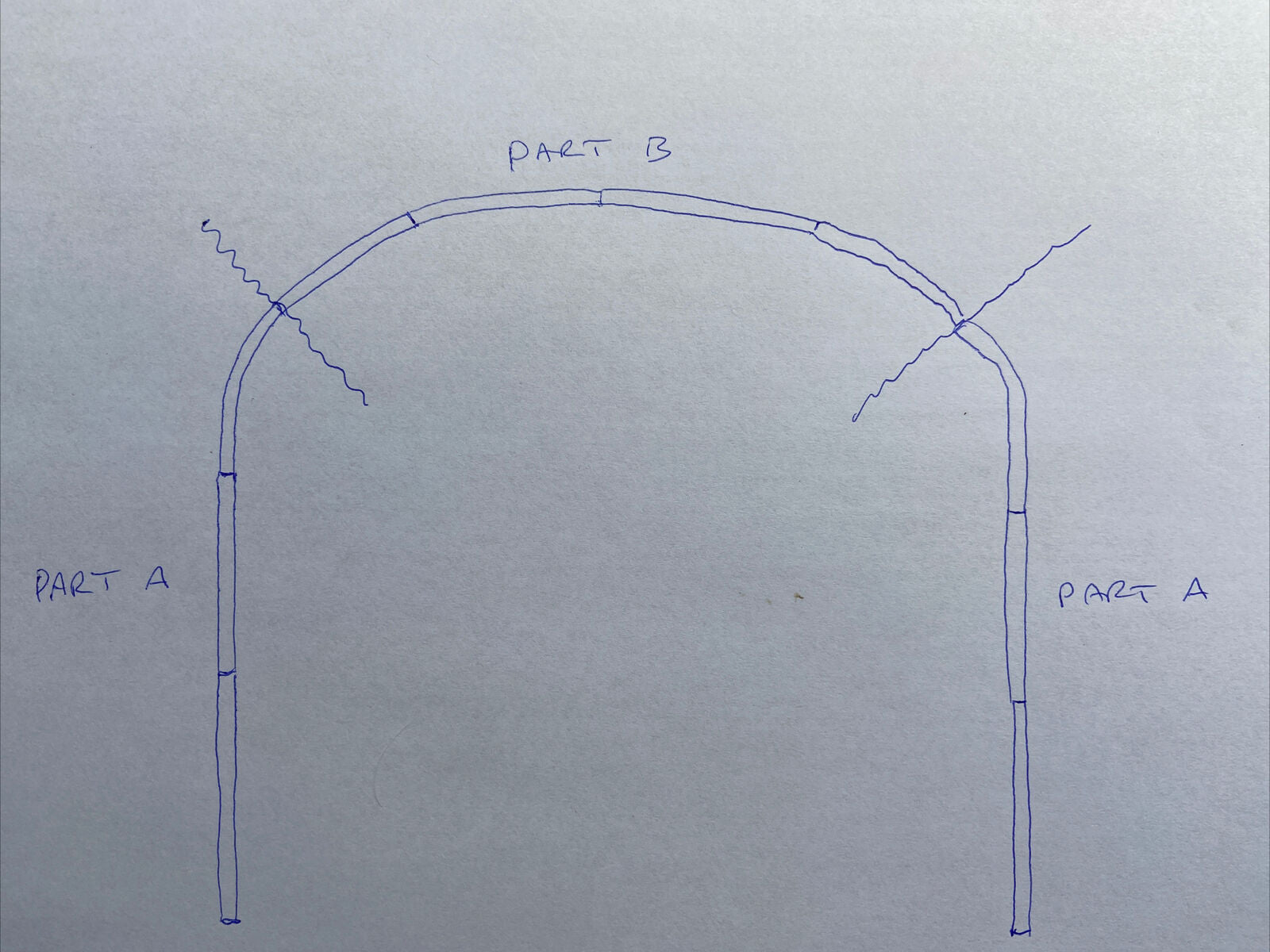 Genuine Spare Tent Pole For Vango Kura 600 Tent