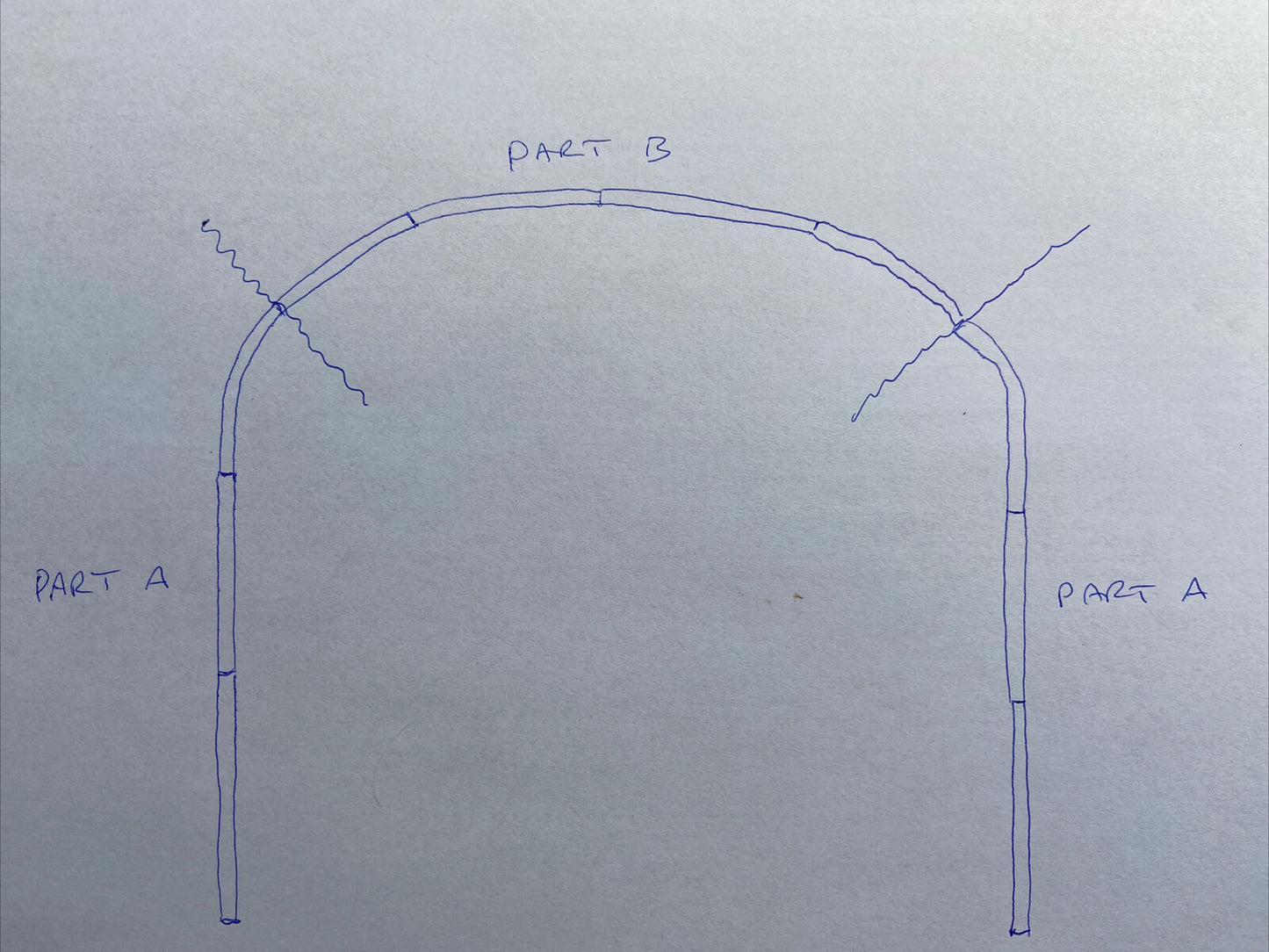 Genuine Spare Tent Pole For Vango Kura 800DLX Tent